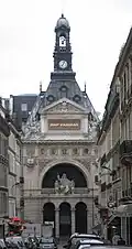 Main façade on rue Bergère at the northern end of rue Rougemont, viewed from boulevard Poissonniere