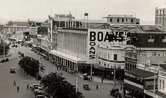 The Boans Building in Wellington Street in 1936