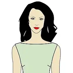 Boat neckline