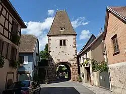 The tower in Bœrsch