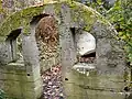 Ruins of Belgian emergency housing