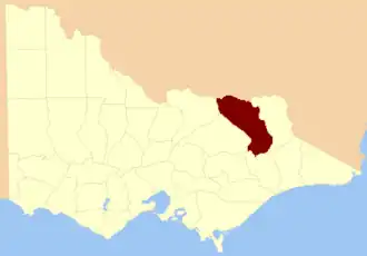 Location in Victoria