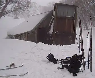 Wallace's Hut in winter