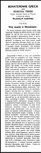 A Polish translation of a French work using a series of dots as a dinkus. The dinkus separates the translator's notes from the text.