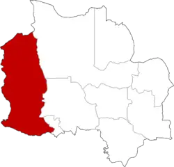 Municipality location in Kampot Province