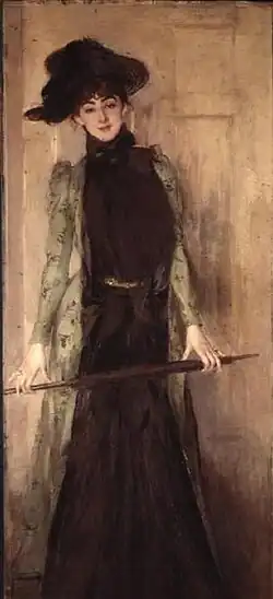 Then-princess Clara Ward, 1889