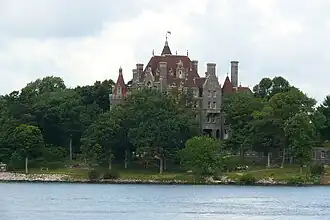 Boldt Castle, Heart Island, Alexandria Bay, New York (1900–04), G. W. & W. D. Hewitt, architects