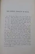 First page to "The science absolute of space"