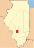 Bond County between 1821 and 1824