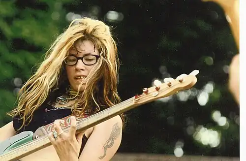 Dawn Henschen of grunge band Bone Cellar in 1992