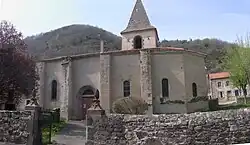 The church in Bonnac
