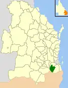 Location within Queensland