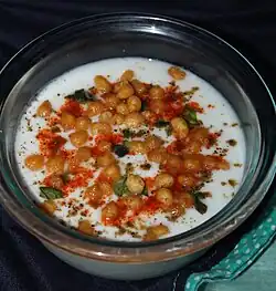 Chickpea raita