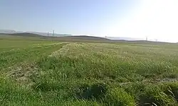 Landscape near the village of Borzolabad