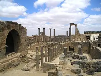 Extensive ruins