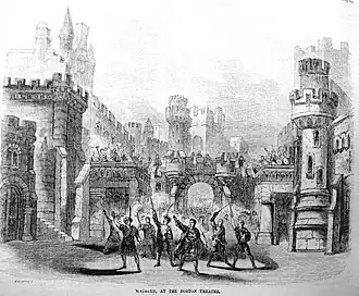 Macbeth at the Boston Theatre, 1850s