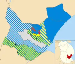 2011 results map