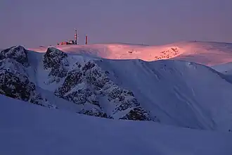 Botev Peak, Kom–Emine's highest point