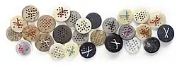 Buttons for the Polder sofa[14]