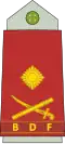 Major general (Botswana Ground Force)[15]