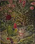 "Bouquet 32", By LVG, 1940, Oil on Canvas, 22" x 29", Goriansky Family Collection