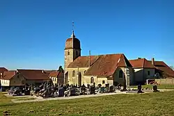 The church in Bourguignon-lès-la-Charité