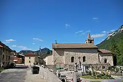 The church in Bouvante
