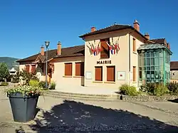 The town hall in Bouvesse-Quirieu