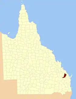 Location within Queensland