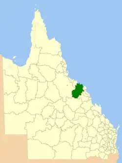 Location within Queensland