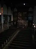 The interior of the Boys' Chapel from the organ loft. The chapel is now known as the College Chapel.