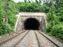 Tunnel before Budapest-Déli Terminal