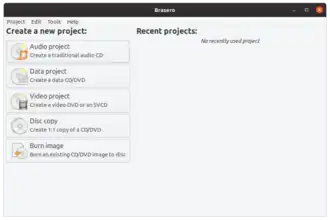 Brasero application