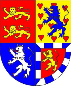 Brunswick-Luneburg 1482, coats of arms of the duchy of Brunswick-Lüneburg (1482–1582);