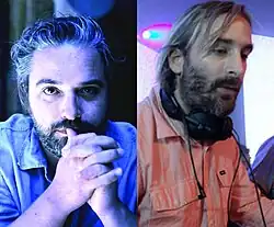 Alan Braxe (left) in 2019 and DJ Falcon (right) in 2010