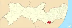 Location of Bom Conselho in Pernambuco