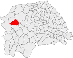 Location in Suceava County