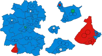 2019 results map