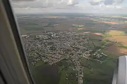An aerial view of Bresles