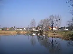 Pond in the village