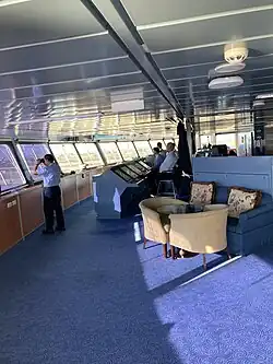 Bridge of MS&nbsp;Nautica