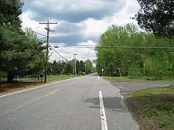 Intersection of Long Swamp Road and Cranberry Canners Road