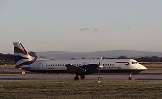 BAe ATP, G-MANG at Manchester Airport