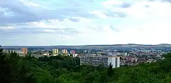 View of Židenice from Brno-Vinohrady