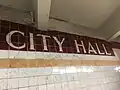 Station tile work (B)