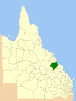 Location within Queensland