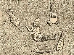 "Apkallu" relief from Khorsabad