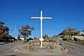 Wayside cross in Broken Hill, New South Wales, Australia.