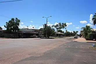 Brolga St, the main street of Quilpie