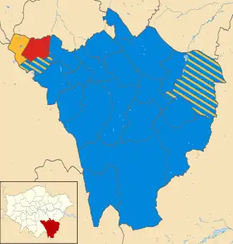 2010 results map
